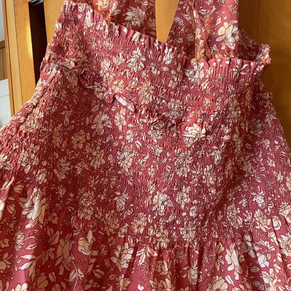 J. Crew πΊ HOST PICK πΊ Floral Halter Mini Dress - Pink - Picture 14 of 14